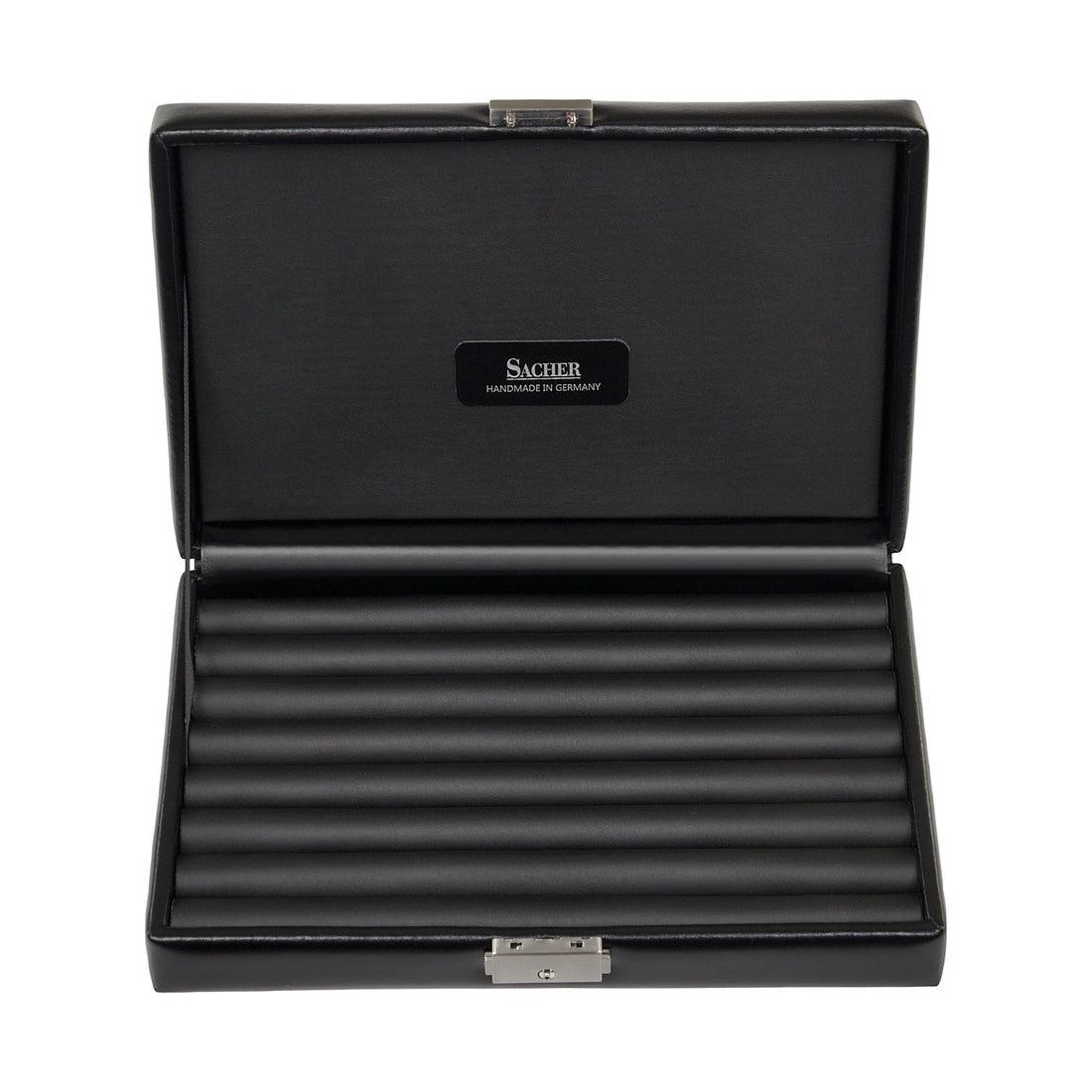 Coffret à bijoux pour bagues black exclusive / noir (cuir)