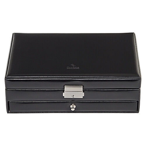 Coffret à bijoux black exclusive / noir (cuir)