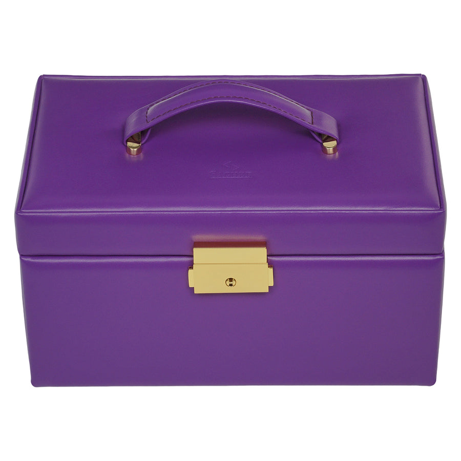 jewellery case Emma colisimo / violet (cowhide leather)