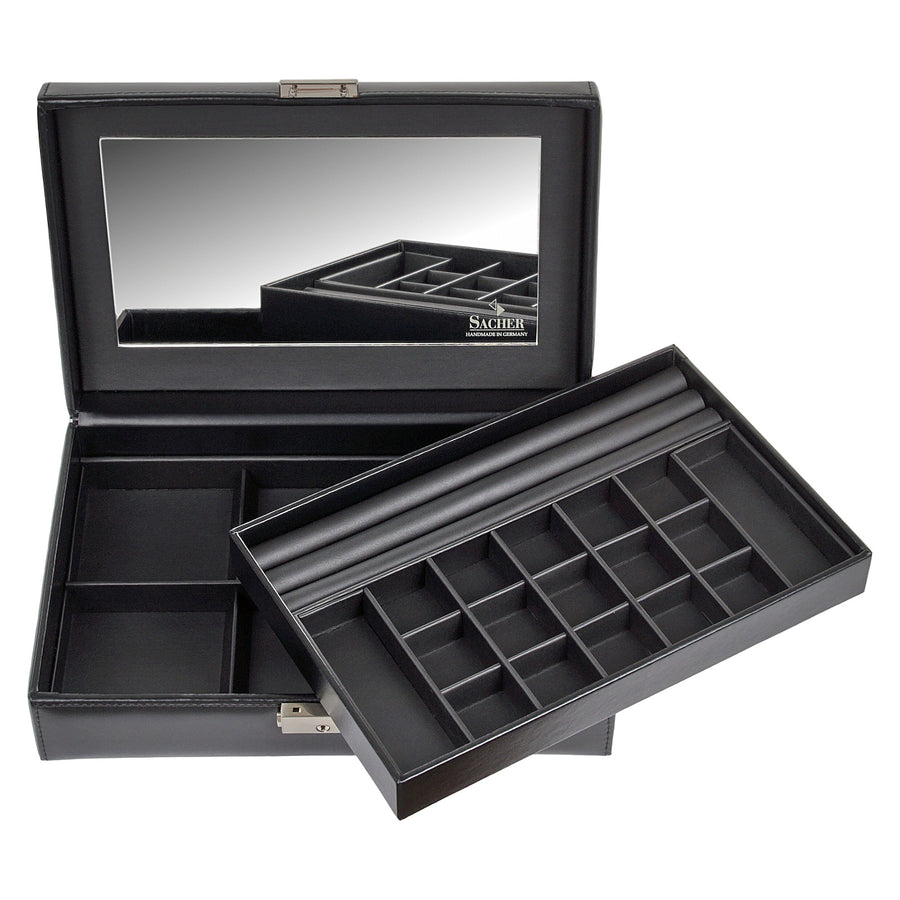 jewellery box Isa black exclusive / black (leather)