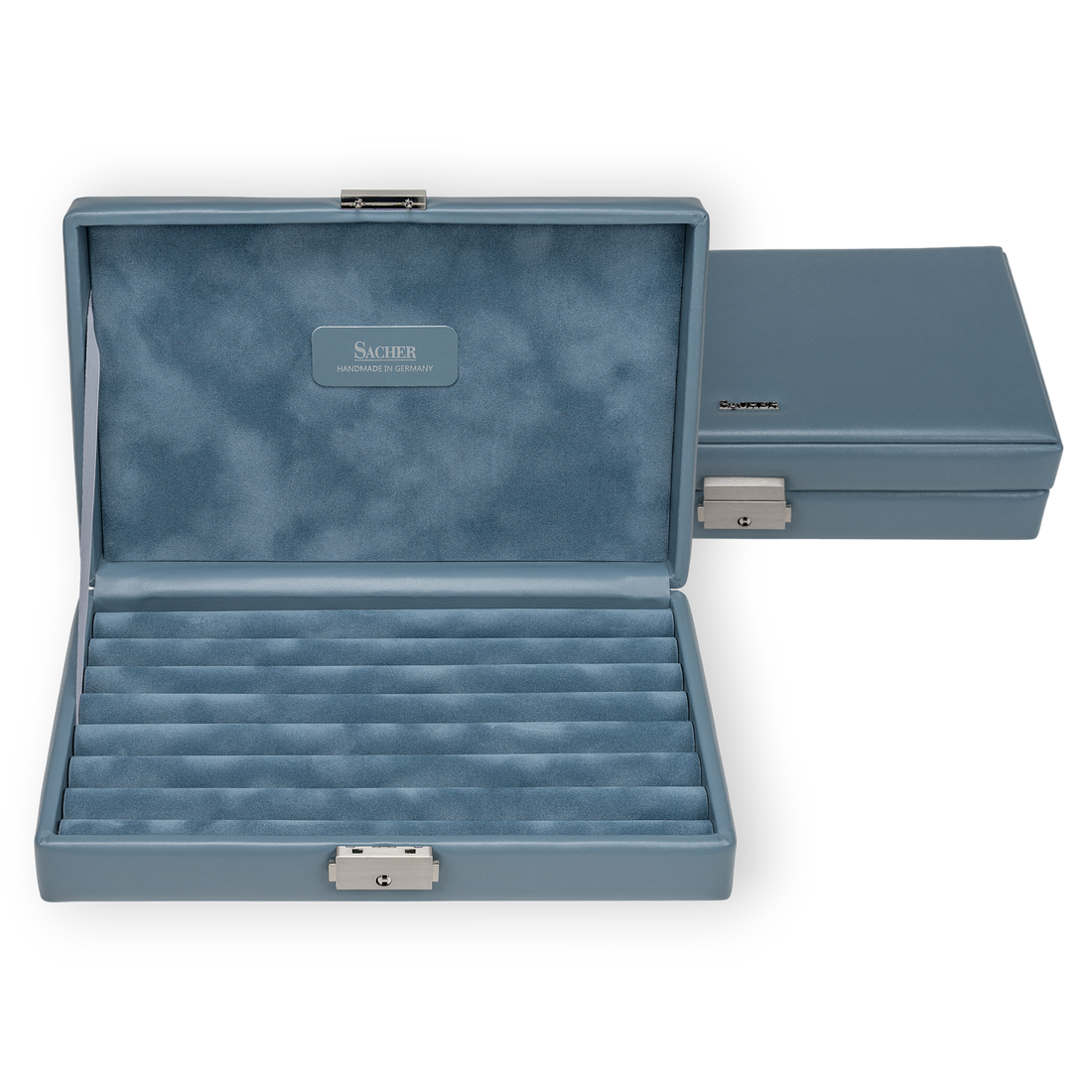 Ringetui pastello / hellblau (Leder)
