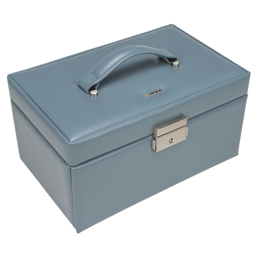 Schmuckkasten Elly pastello / hellblau (Leder)