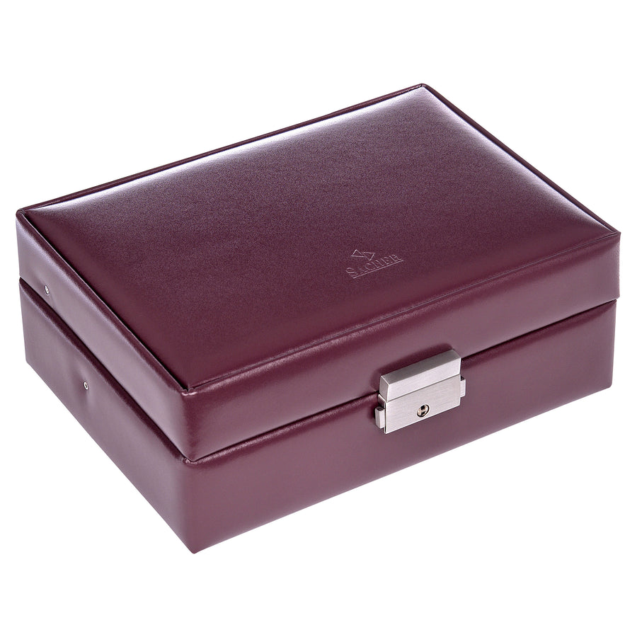 jewellery box Britta new classic / bordeaux (leather)
