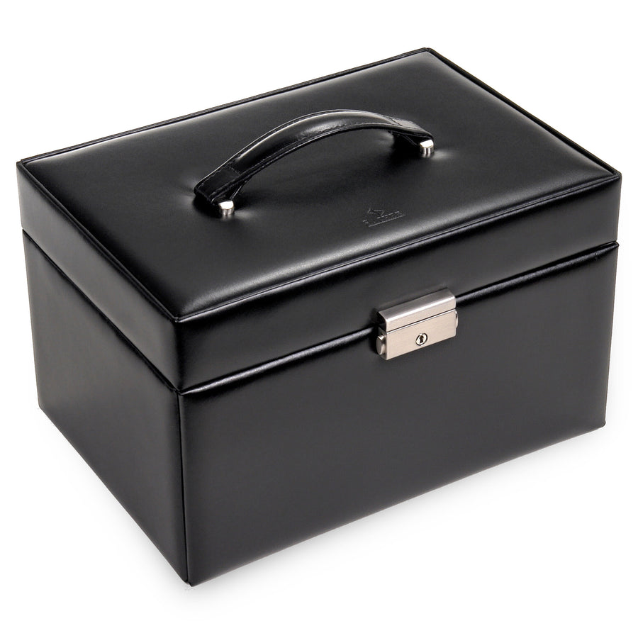 jewellery case Jasmin new classic / black (leather)