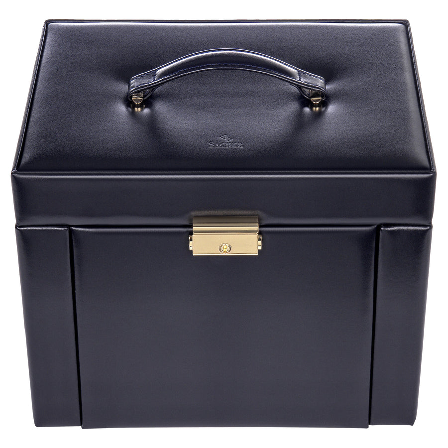 jewellery box Marta acuro / navy (leather)