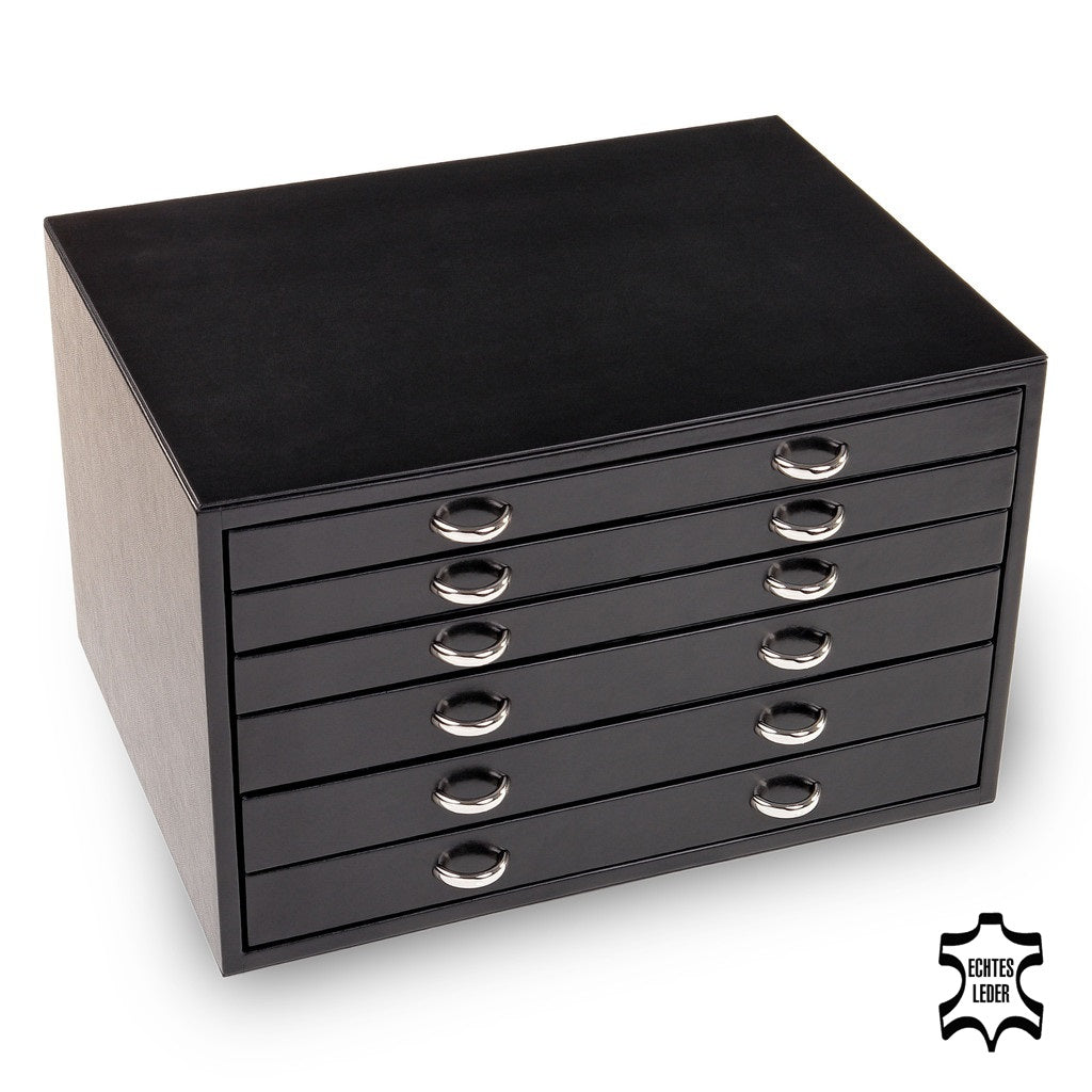 Cassetto portagioie Grand VARIO vario / nero (pelle)