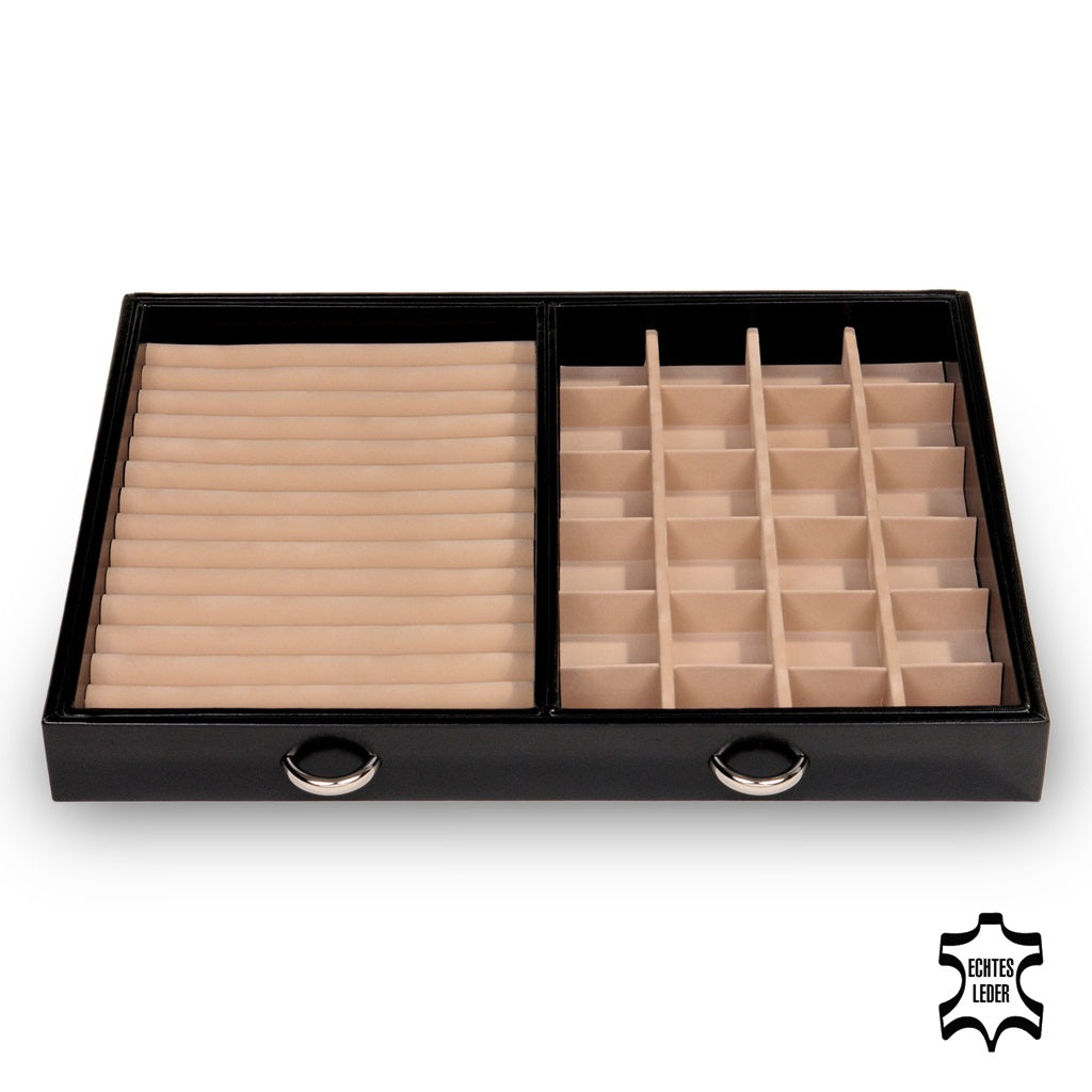 Cassetto portagioie Grand VARIO vario / nero (pelle)