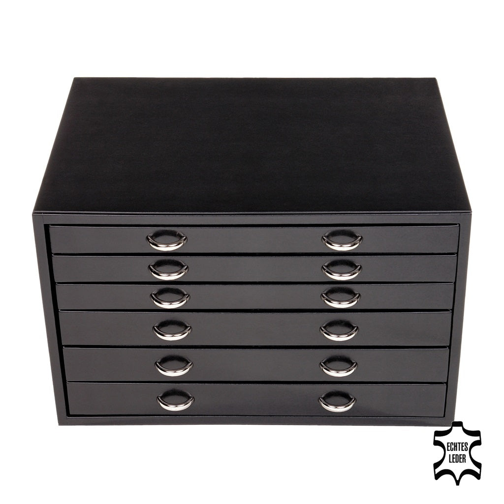 Cassetto portagioie Grand VARIO vario / nero (pelle)